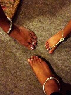 Pretty light skin feet